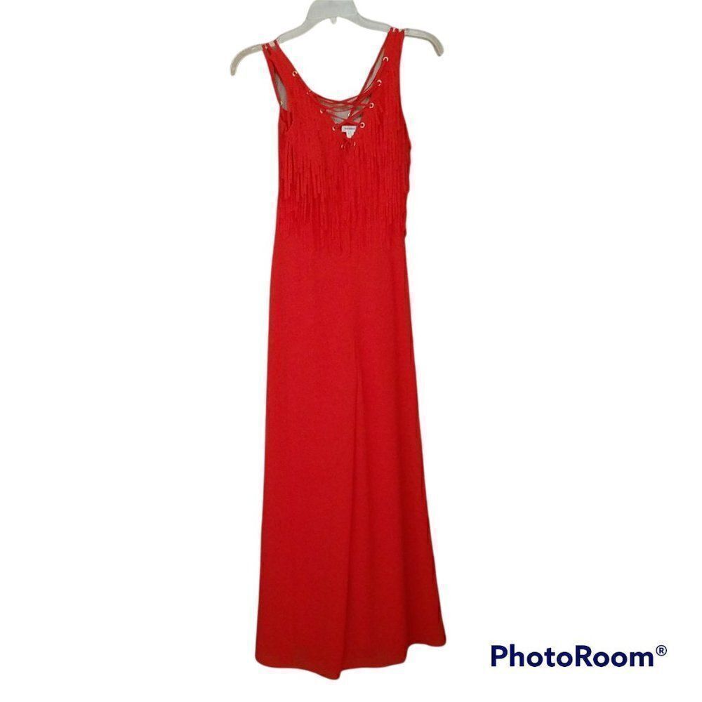 Soieblu Red Jumpsuit Sexy Disco Small Valentines Day